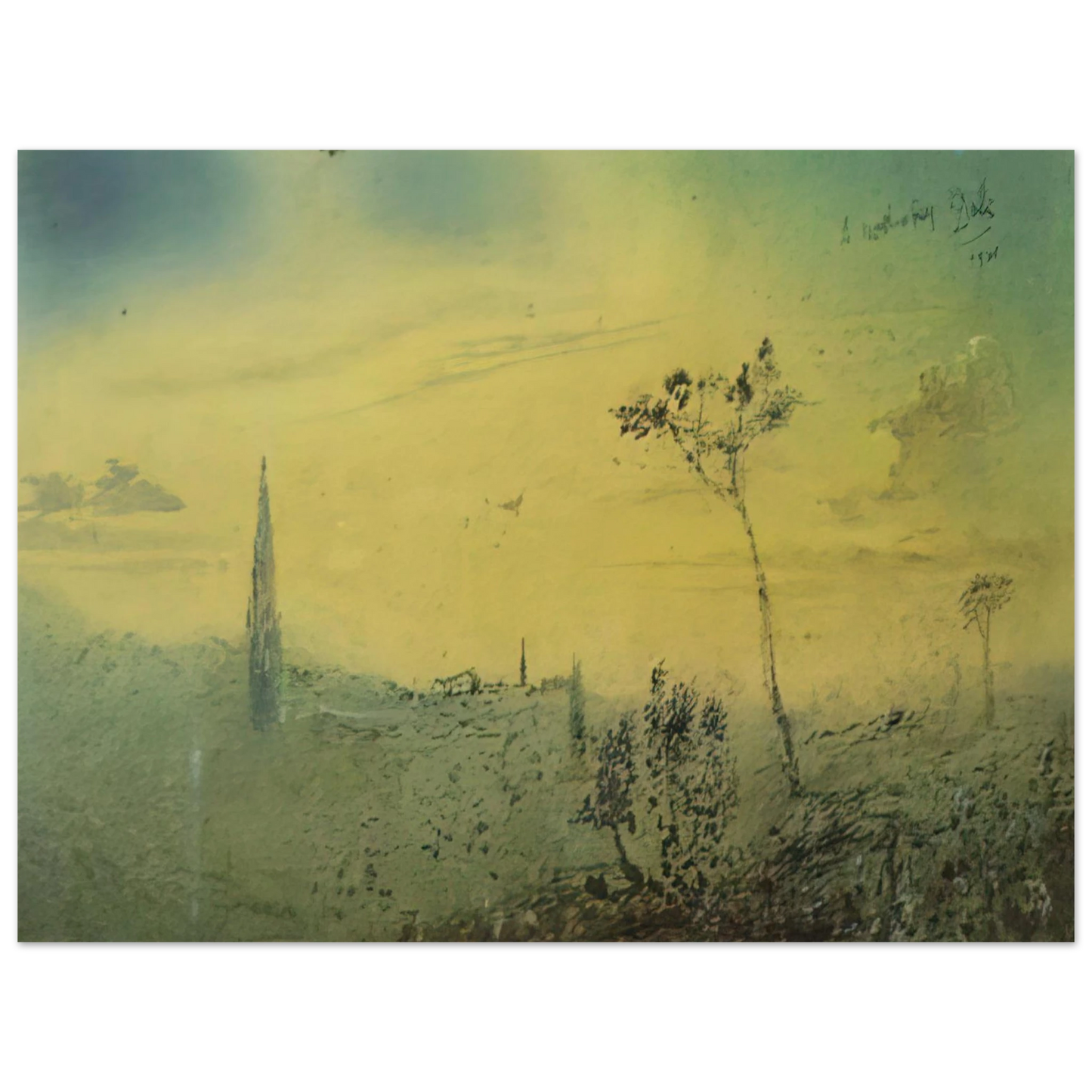 Salvador Dali - LANDSCAPE 1 75x100 cm / 30x40inches Fine Art Poster