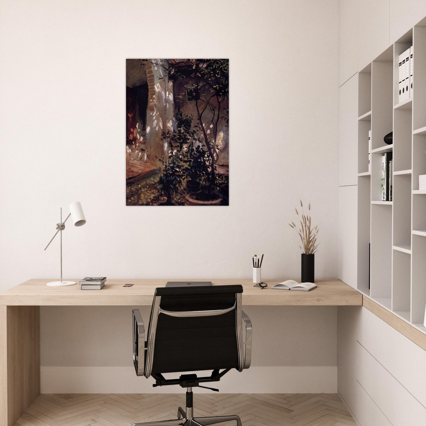 Granada. Sunspots - John Singer Sargent Brushed Aluminum Print - 70x100 cm / 28x40 inches | John Singer Sargent Aluminum Print | John Singer Sargent Prints