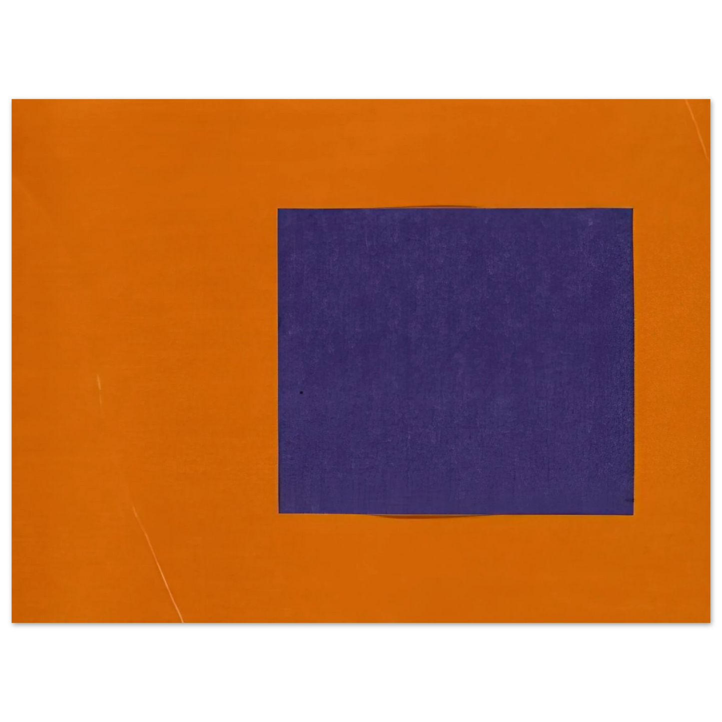 Ellsworth Kelly - Purple and Orange from the series Line Form Color 75x100 cm / 30x40inches Fine Art Poster