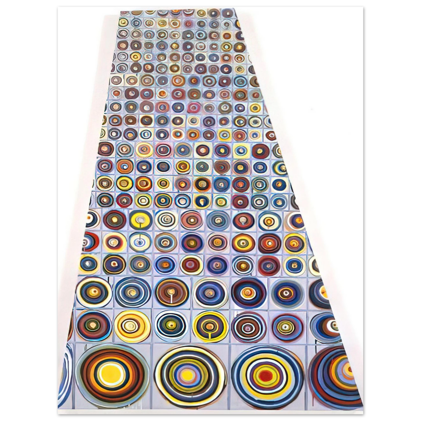 Jennifer Bartlett - Diminishing Circles - 2001 75x100 cm / 30x40inches Fine Art Poster