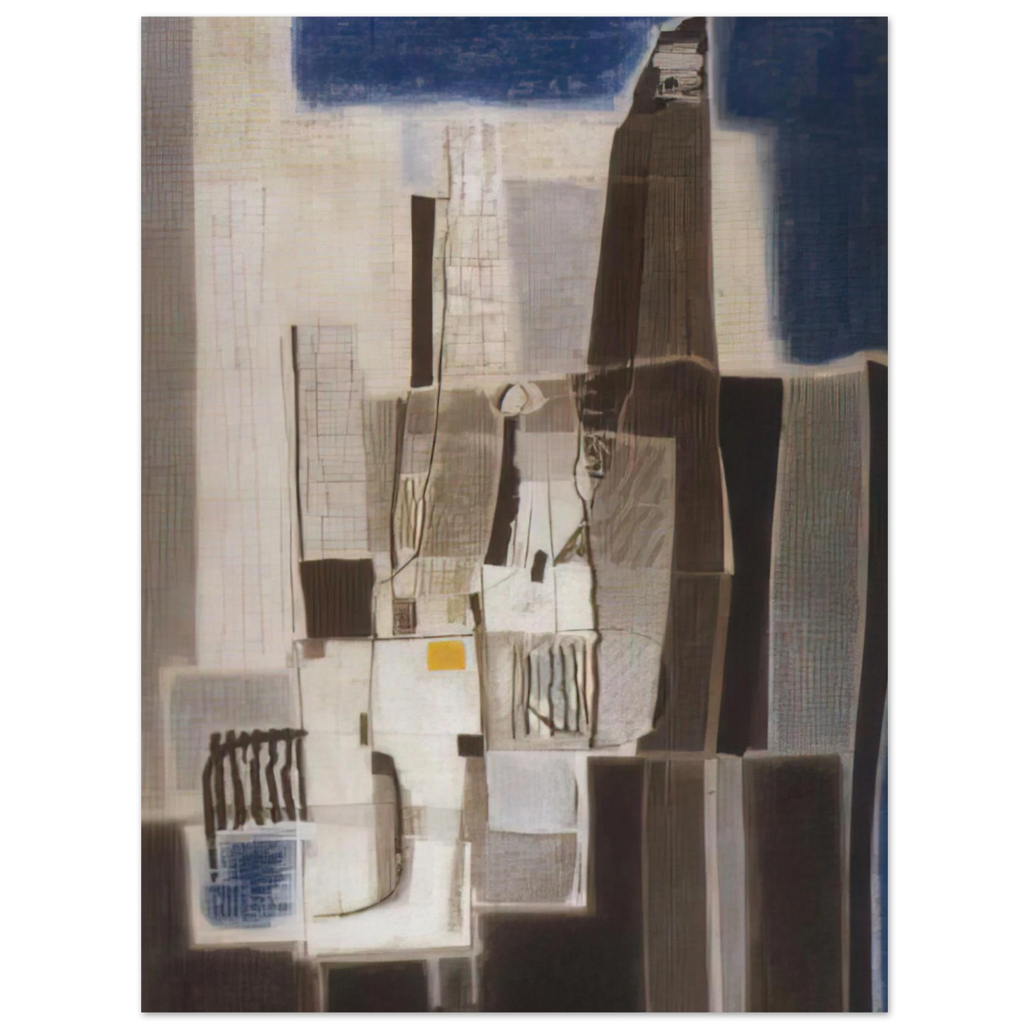 Bice Lazzari - Architettura 1 - Art Informel 75x100 cm / 30x40inches Fine Art Poster