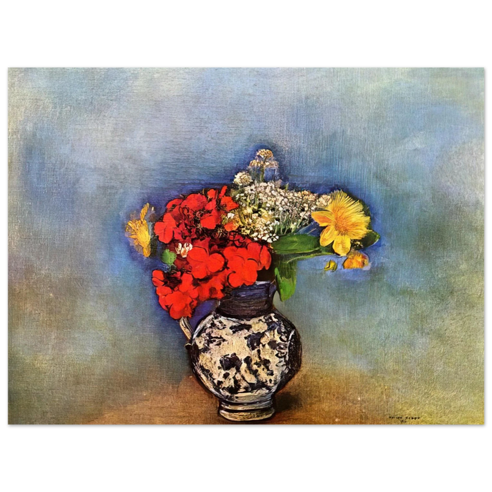 Odilon Redon - GERANIUMS 1910 75x100 cm / 30x40inches Fine Art Poster