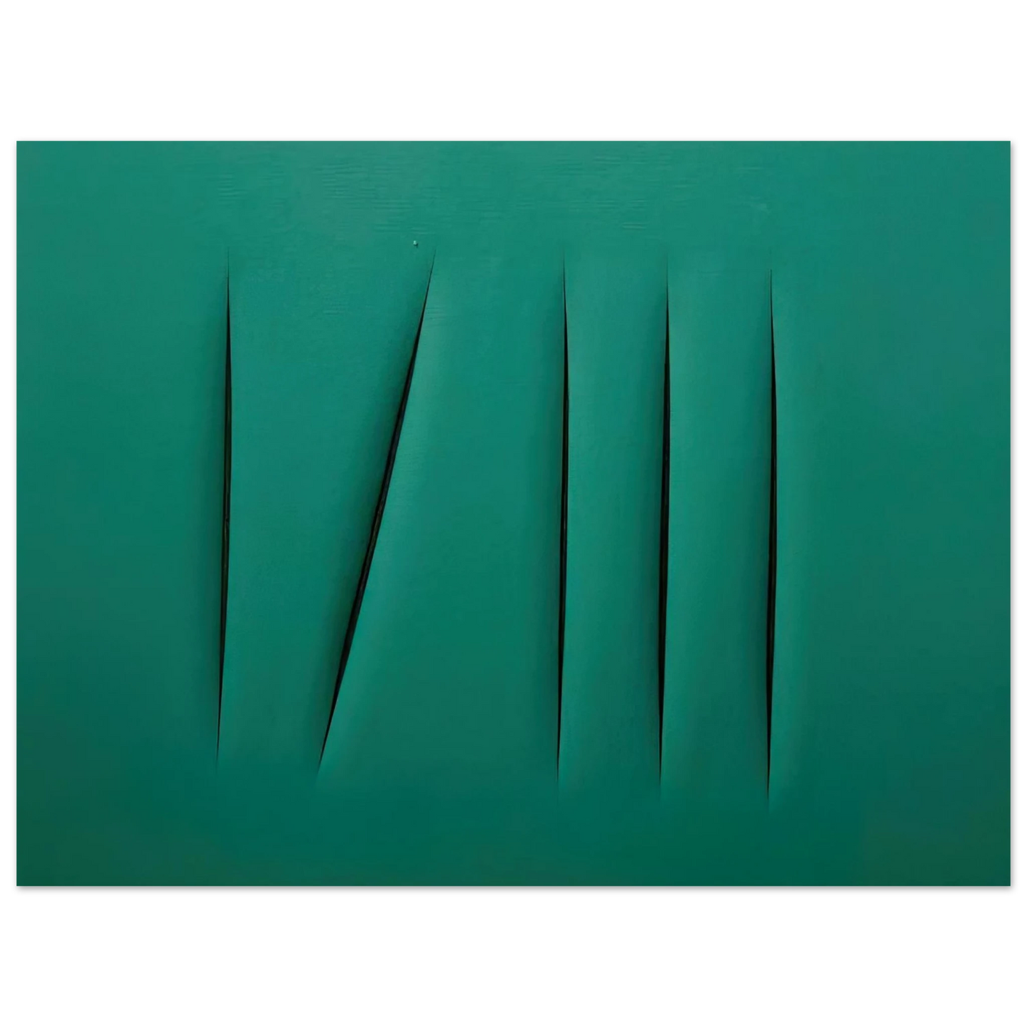 Lucio Fontana - Concept Spatial 75x100 cm / 30x40inches Fine Art Poster
