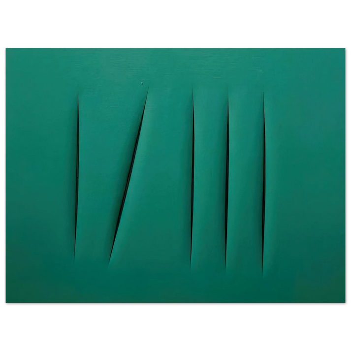 Lucio Fontana - Concept Spatial 75x100 cm / 30x40inches Fine Art Poster