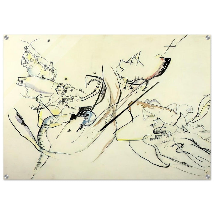 UNTITLED - Wassily Kandinsky Acrylic Print - 70x100 cm / 28x40″ inches