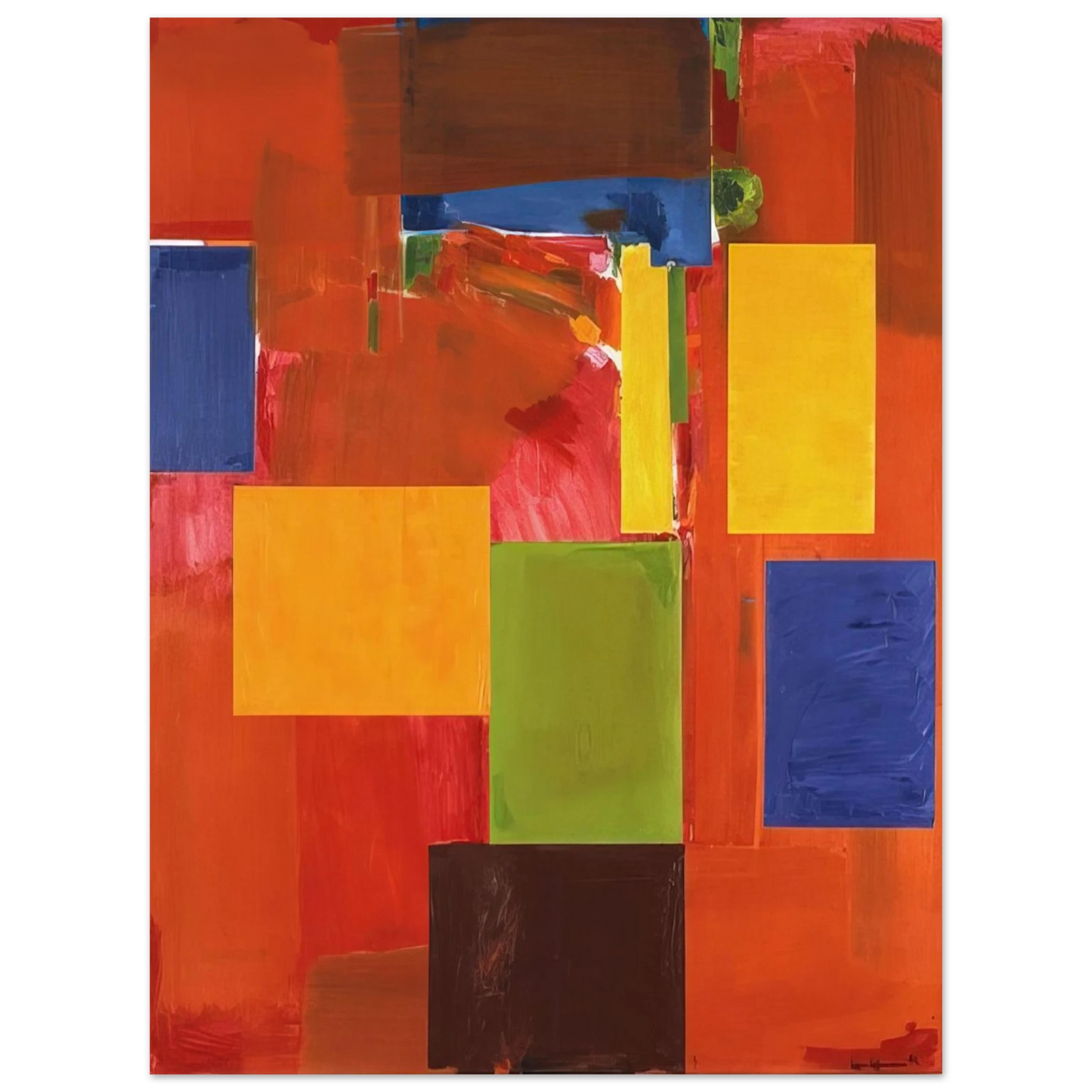 Hans Hofmann - Sanctum Sanctorum 75x100 cm / 30x40inches Fine Art Poster