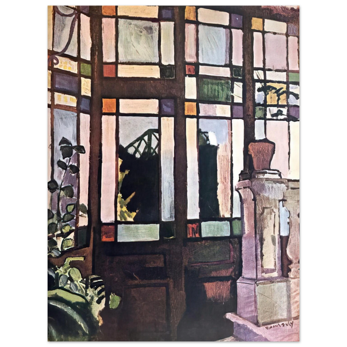 Raoul Dufy - WINDOW WITH COLOURED GLASSES 1906 75x100 cm / 30x40inches Fine Art Poster