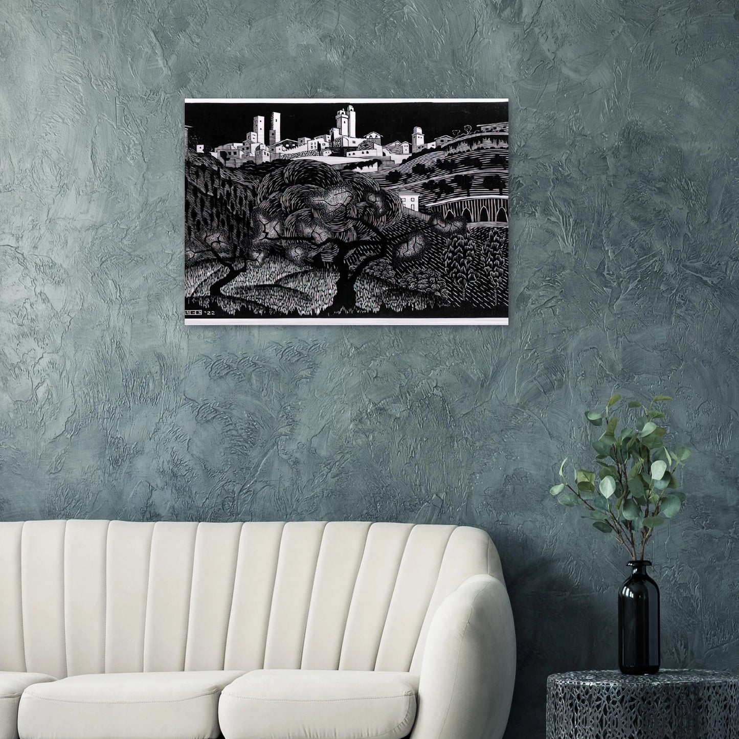 ESCHER (10) - MC Escher Brushed Aluminum Print - 70x100 cm / 28x40 inches | MC Escher Aluminum Print | MC Escher Prints
