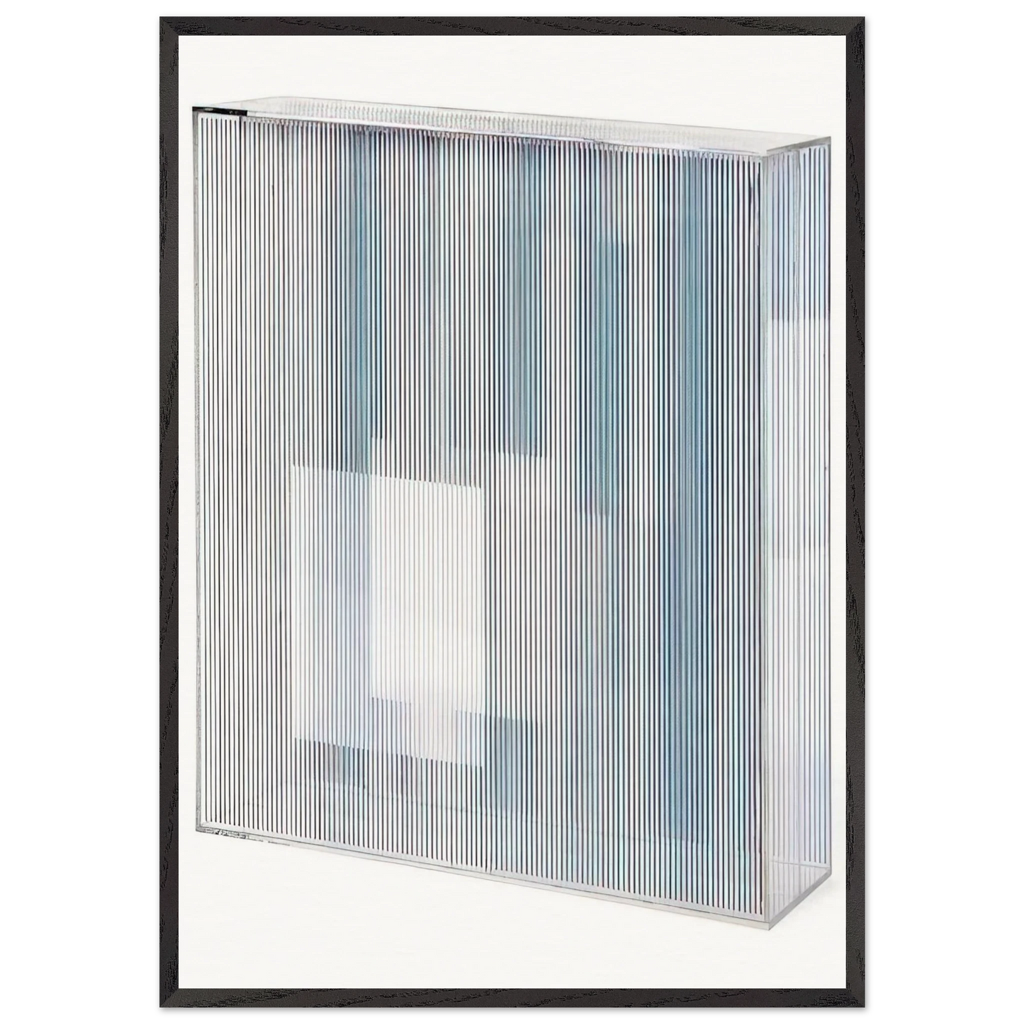 LA BOITE 1967 - Jesus Rafael Soto 70x100 cm / 28x40 inches Framed Art Print – Black Wooden Frame