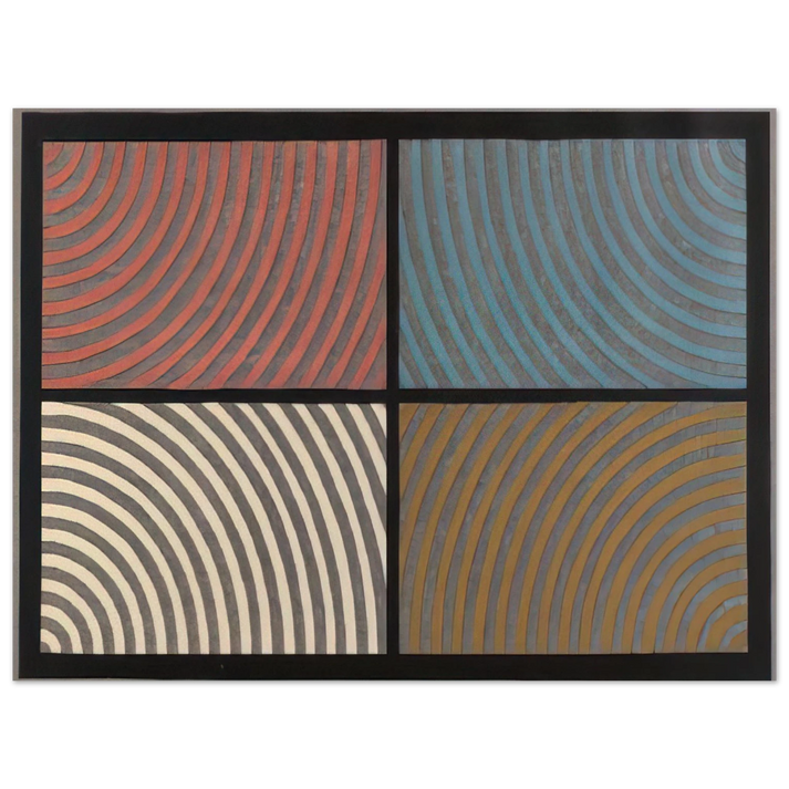 Sol LeWitt - Arcs from Four Corners 75x100 cm / 30x40inches Fine Art Poster
