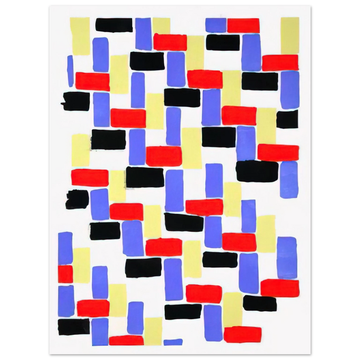 Sonia Delaunay - %D1%81OULEURS IDEES 75x100 cm / 30x40inches Fine Art Poster
