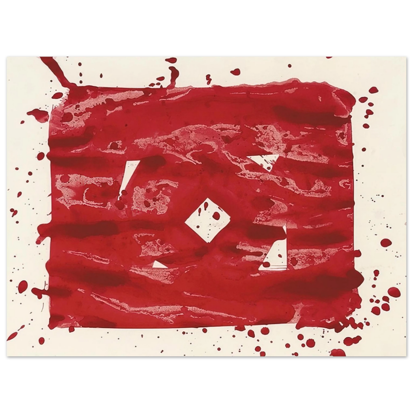 Sam Francis - Untitled - SF78-235 75x100 cm / 30x40inches Fine Art Poster