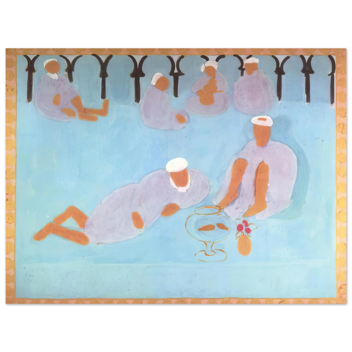Henri Matisse - MOROCCAN CAF 1913 75x100 cm / 30x40inches Fine Art Poster