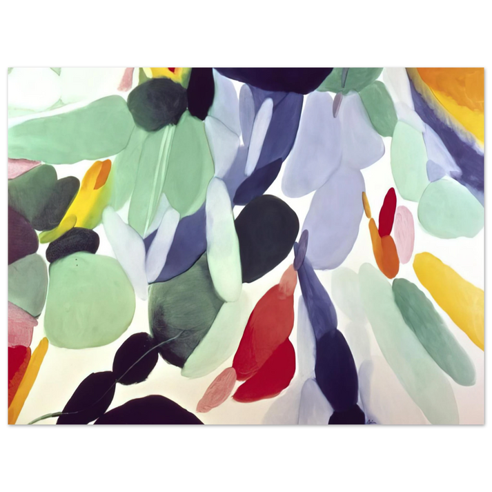 Alice Baber - Seven Green Leagues 75x100 cm / 30x40inches Fine Art Poster