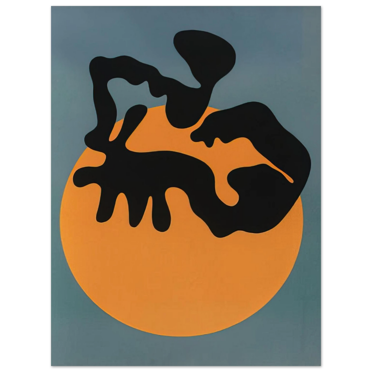 Jean Arp - Not far from the sun, the moon and the stars 75x100 cm / 30x40inches Fine Art Poster