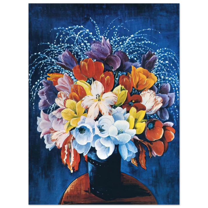 Moise Kisling - BOUQUET OF TULIPS 75x100 cm / 30x40inches Fine Art Poster