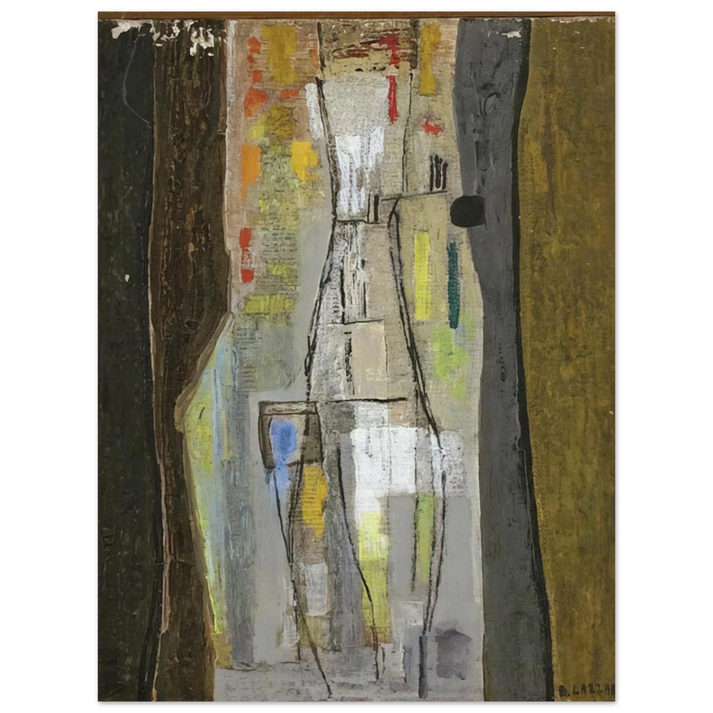 Bice Lazzari - Stratificazione I - Art Informel 75x100 cm / 30x40inches Fine Art Poster