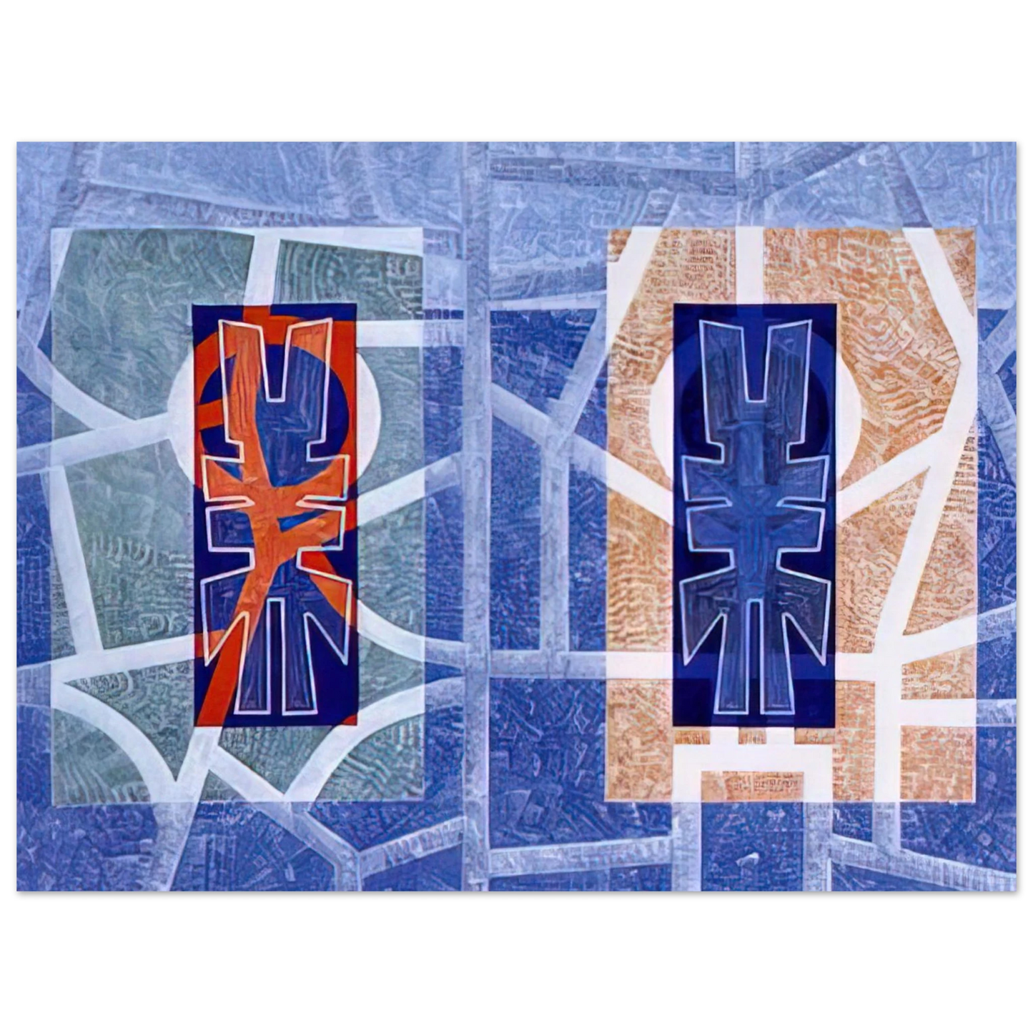 Jimmy Ernst - Oracle - 1971 75x100 cm / 30x40inches Fine Art Poster