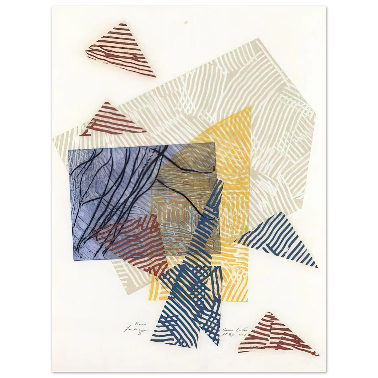 Sam Gilliam - Buoy Landscape II 75x100 cm / 30x40inches Fine Art Poster