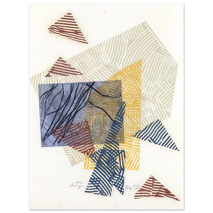 Sam Gilliam - Buoy Landscape II 75x100 cm / 30x40inches Fine Art Poster