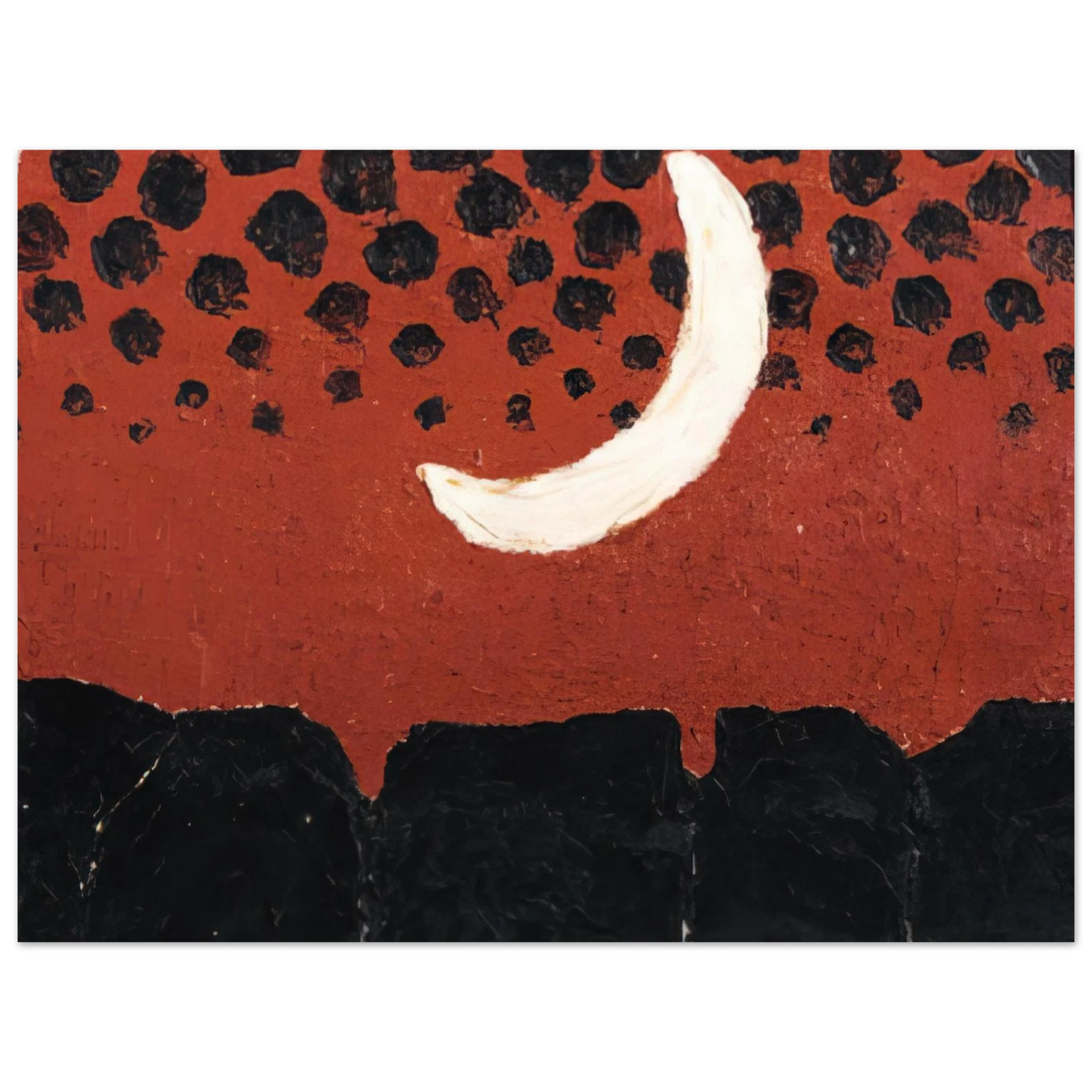 Forrest Bess - Untitled - 1957 75x100 cm / 30x40inches Fine Art Poster