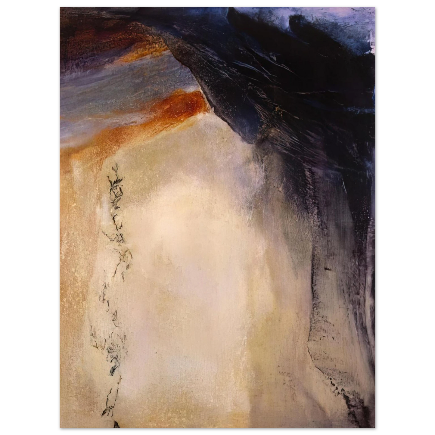 Zao Wou-Ki - 21 08 1995 1995 75x100 cm / 30x40inches Fine Art Poster