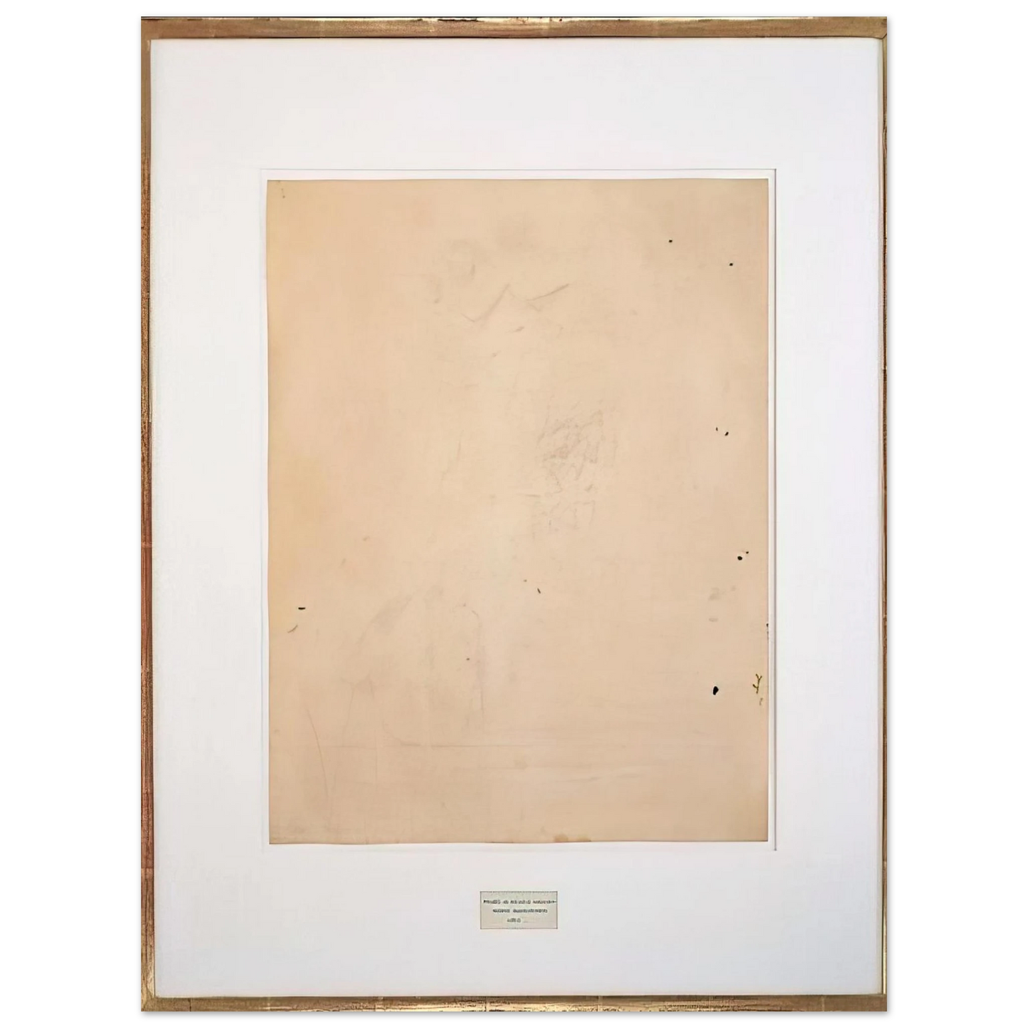 Robert Rauschenberg - ERASED DE KOONING 1953 75x100 cm / 30x40inches Fine Art Poster