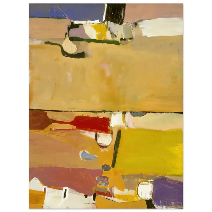 Richard Diebenkorn - A Day at the Races 75x100 cm / 30x40inches Fine Art Poster
