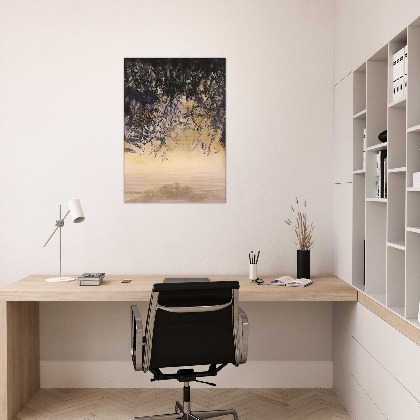 11 11 1996 1996 - Zao Wou-Ki Brushed Aluminum Print - 70x100 cm / 28x40 inches | Zao Wou-Ki Aluminum Print | Zao Wou-Ki Prints