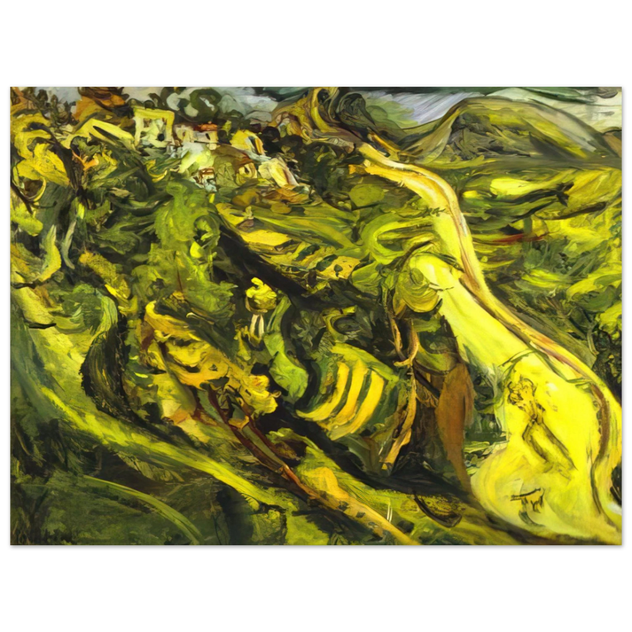Chaim Soutine - ROAD AT CAGNES 75x100 cm / 30x40inches Fine Art Poster