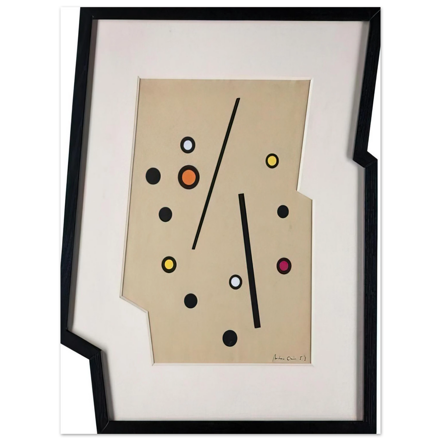 Carmelo Arden Quin - Forme Madi - 1958 75x100 cm / 30x40inches Fine Art Poster
