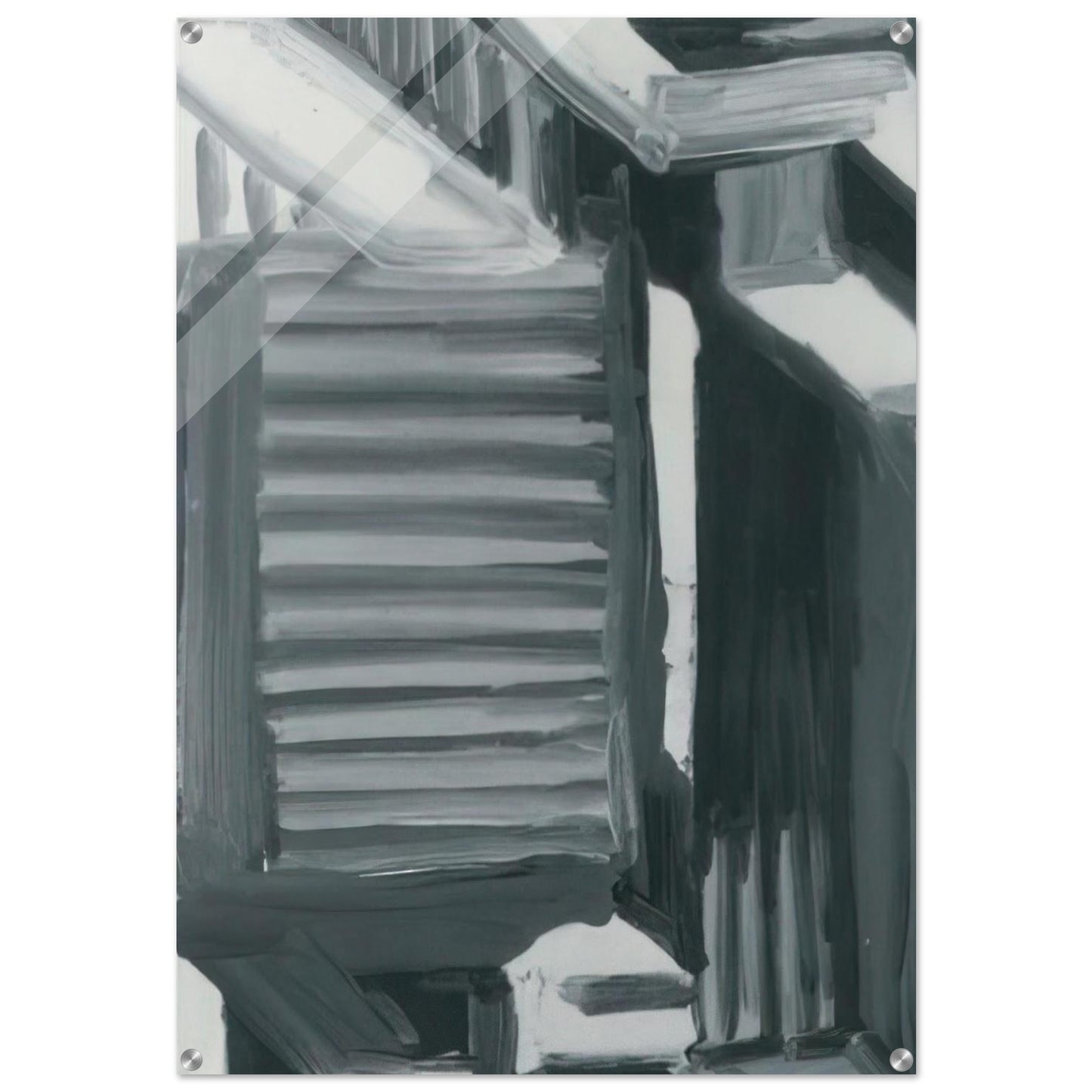 TOWNSCAPE 1968 2 - Gerhard Richter Acrylic Print - 70x100 cm / 28x40″ inches | Gerhard Richter Wall Art | Gerhard Richter Prints