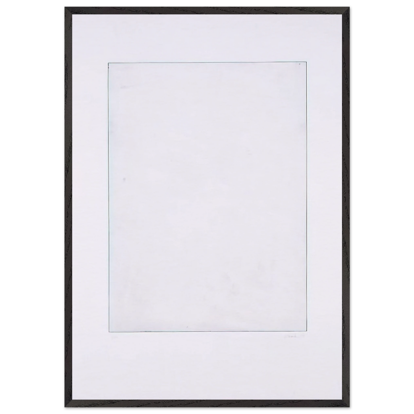 Untitled e From Five Plates - 1973 - Brice Marden 70x100 cm / 28x40 inches Framed Art Print – Black Wooden Frame