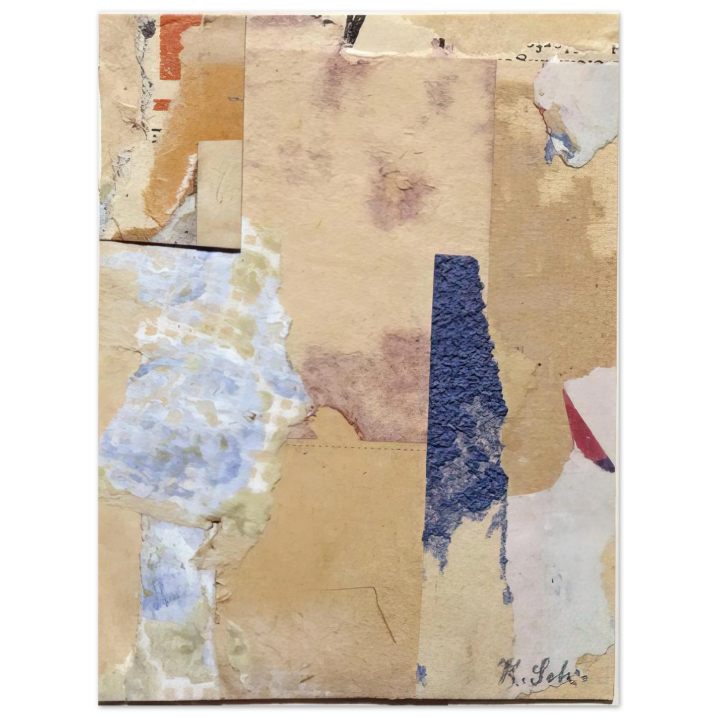 Kurt Schwitters - APHORISM 1923 75x100 cm / 30x40inches Fine Art Poster
