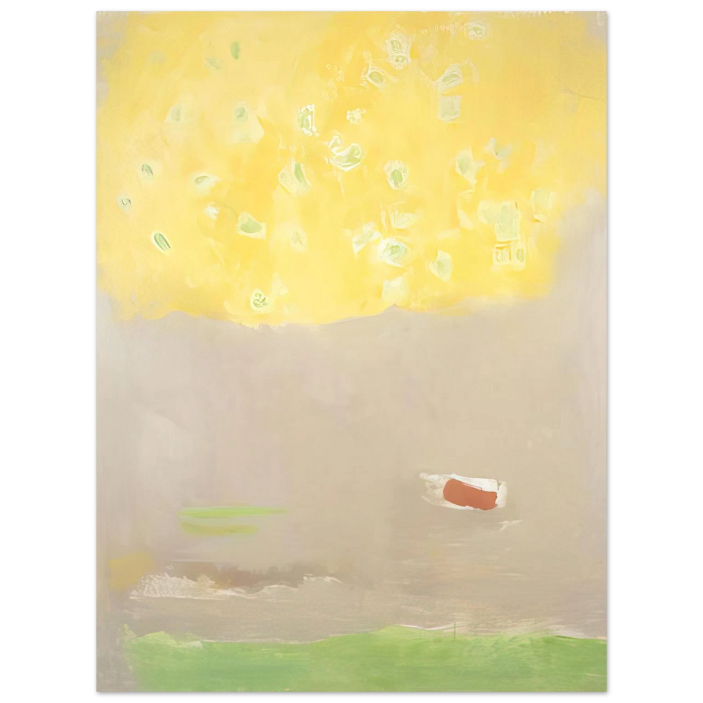 Esteban Vicente - COMPOSITION 1997 75x100 cm / 30x40inches Fine Art Poster