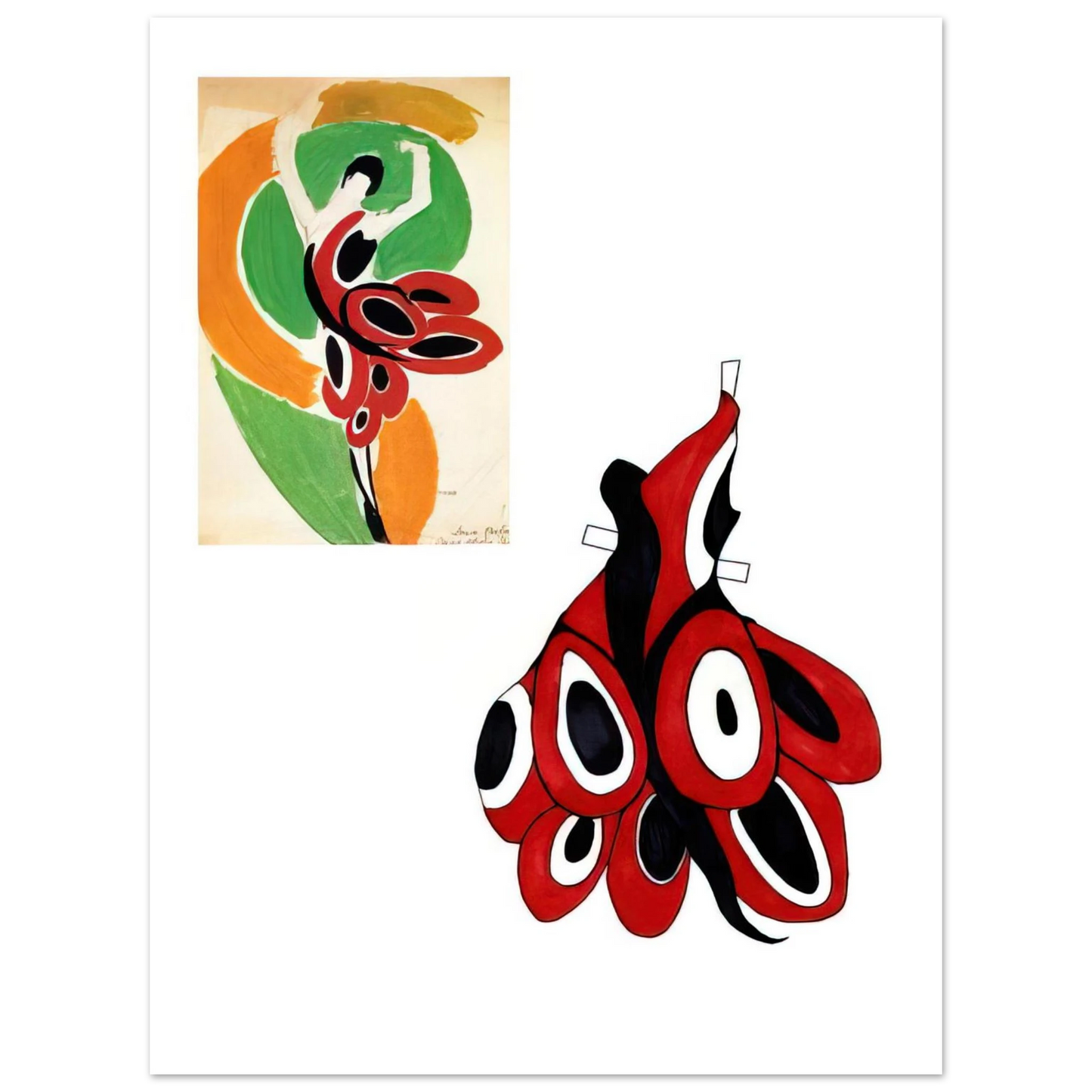 Sonia Delaunay - FASHION ILLUSTRATION 6 75x100 cm / 30x40inches Fine Art Poster