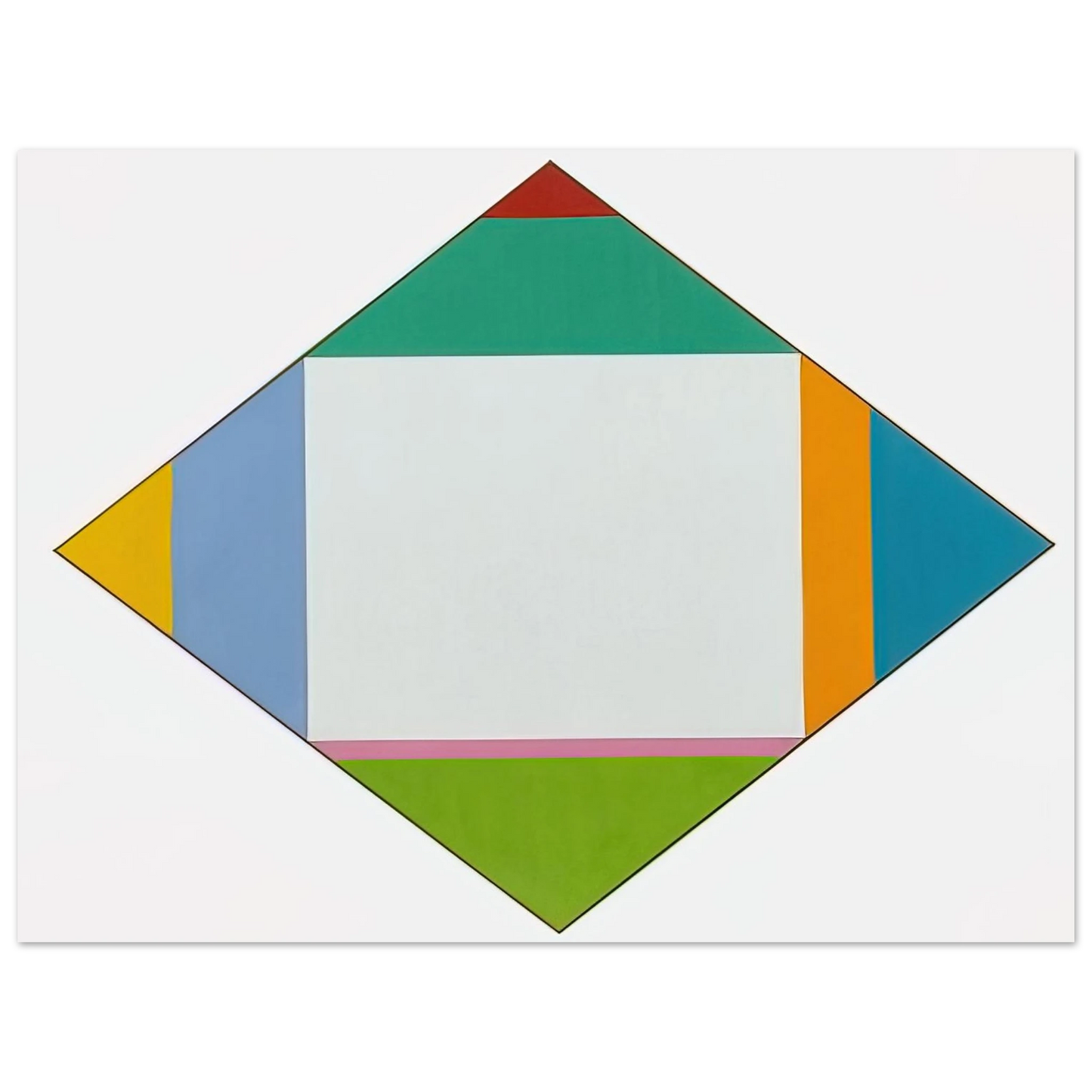 Max Bill - Expansion in Four Directions - 1962 75x100 cm / 30x40inches Fine Art Poster
