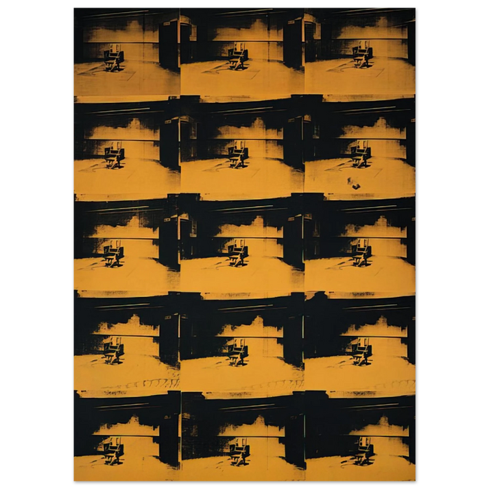 Andy Warhol - Orange Disaster Fine Art Poster