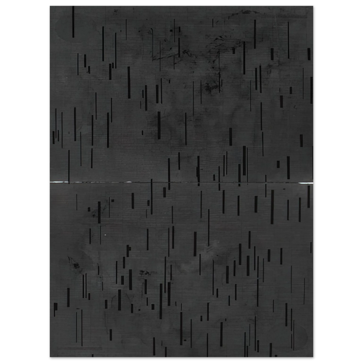 John Cage - Global Village 1-36 - Abstract Expressionism 75x100 cm / 30x40inches Fine Art Poster