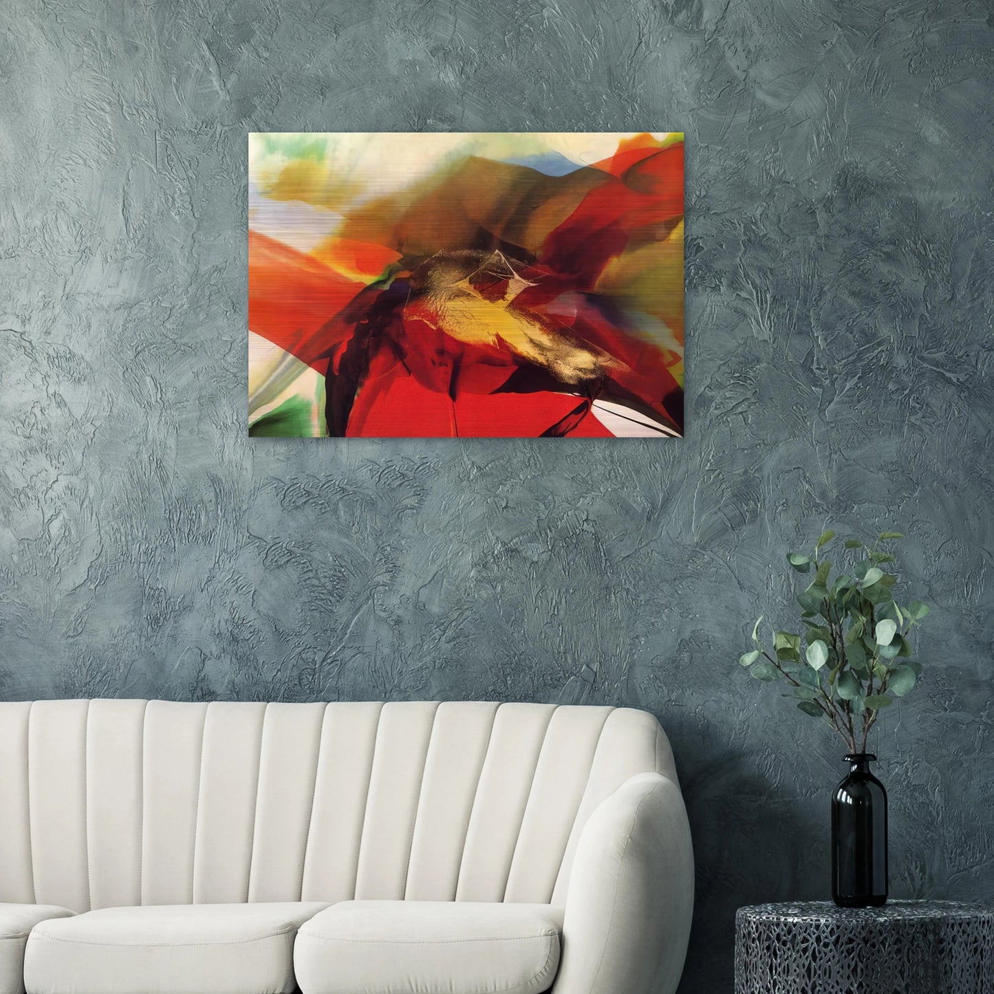 Phenomena Day of Zagorsk - Paul Jenkins Brushed Aluminum Print - 70x100 cm / 28x40 inches | Paul Jenkins Aluminum Print | Paul Jenkins Prints
