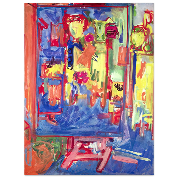 Hans Hofmann - Interior Composition 75x100 cm / 30x40inches Fine Art Poster