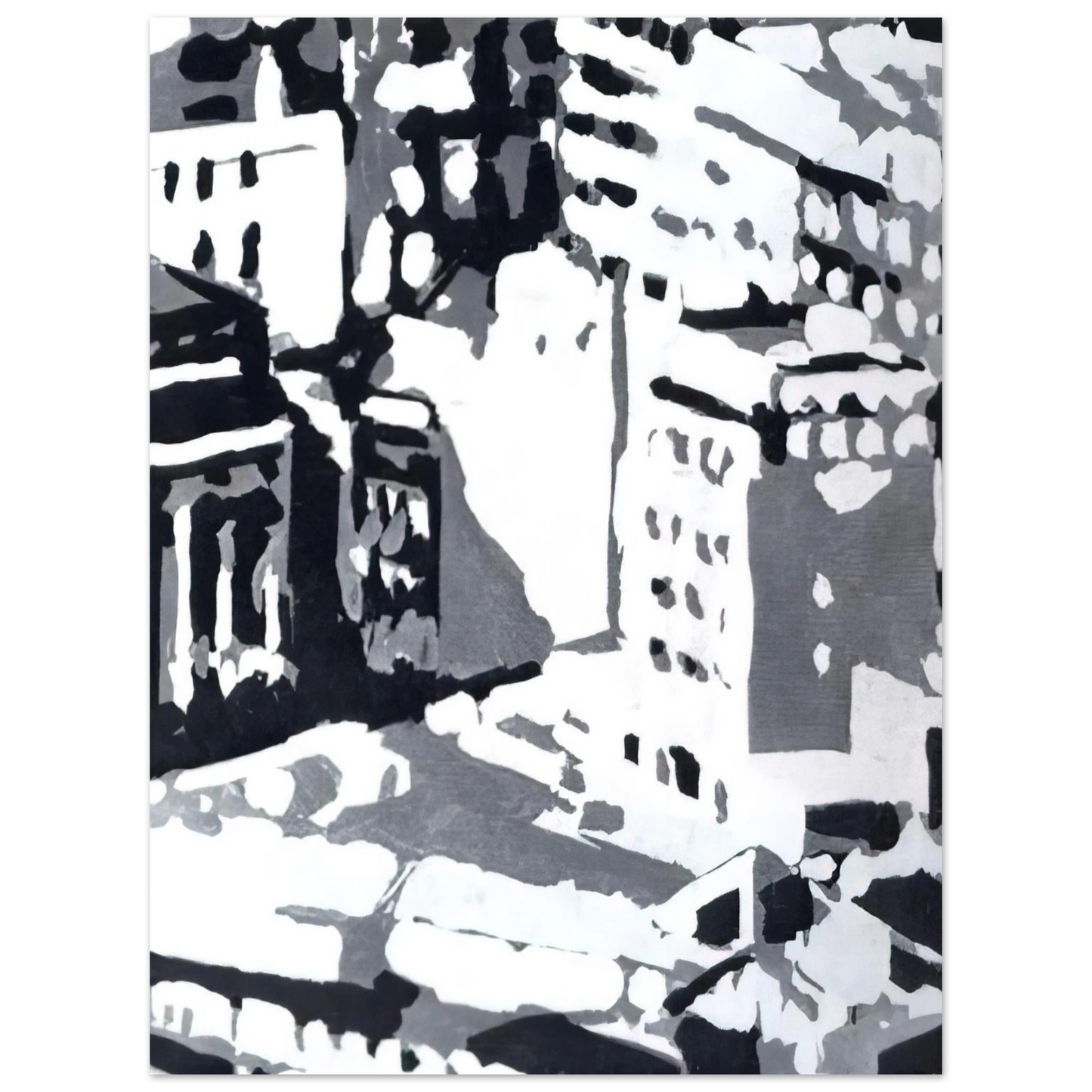 Gerhard Richter - TOWNSCAPE 1969 1 75x100 cm / 30x40inches Fine Art Poster
