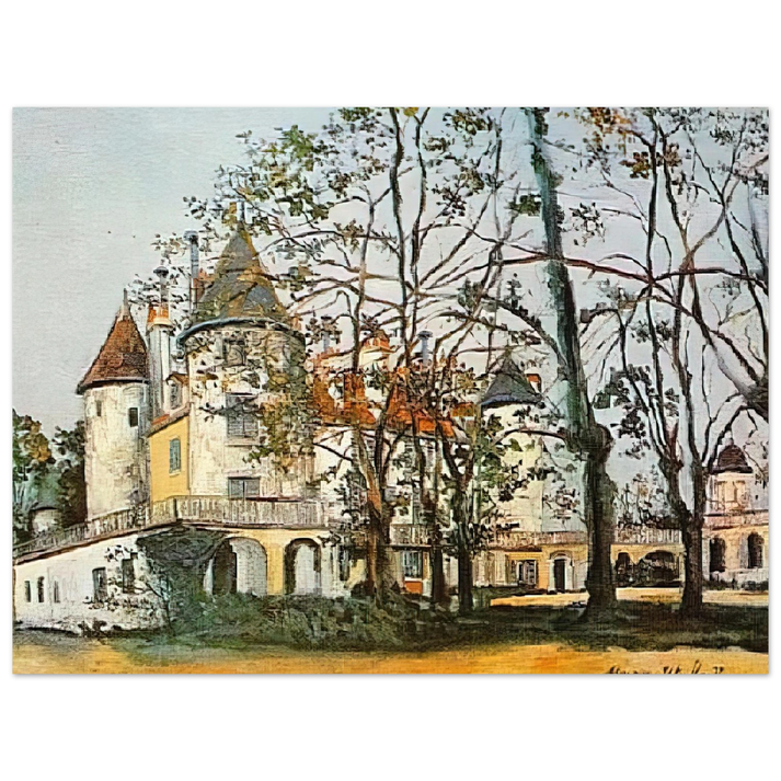 Maurice Utrillo - THE CASTLE 75x100 cm / 30x40inches Fine Art Poster