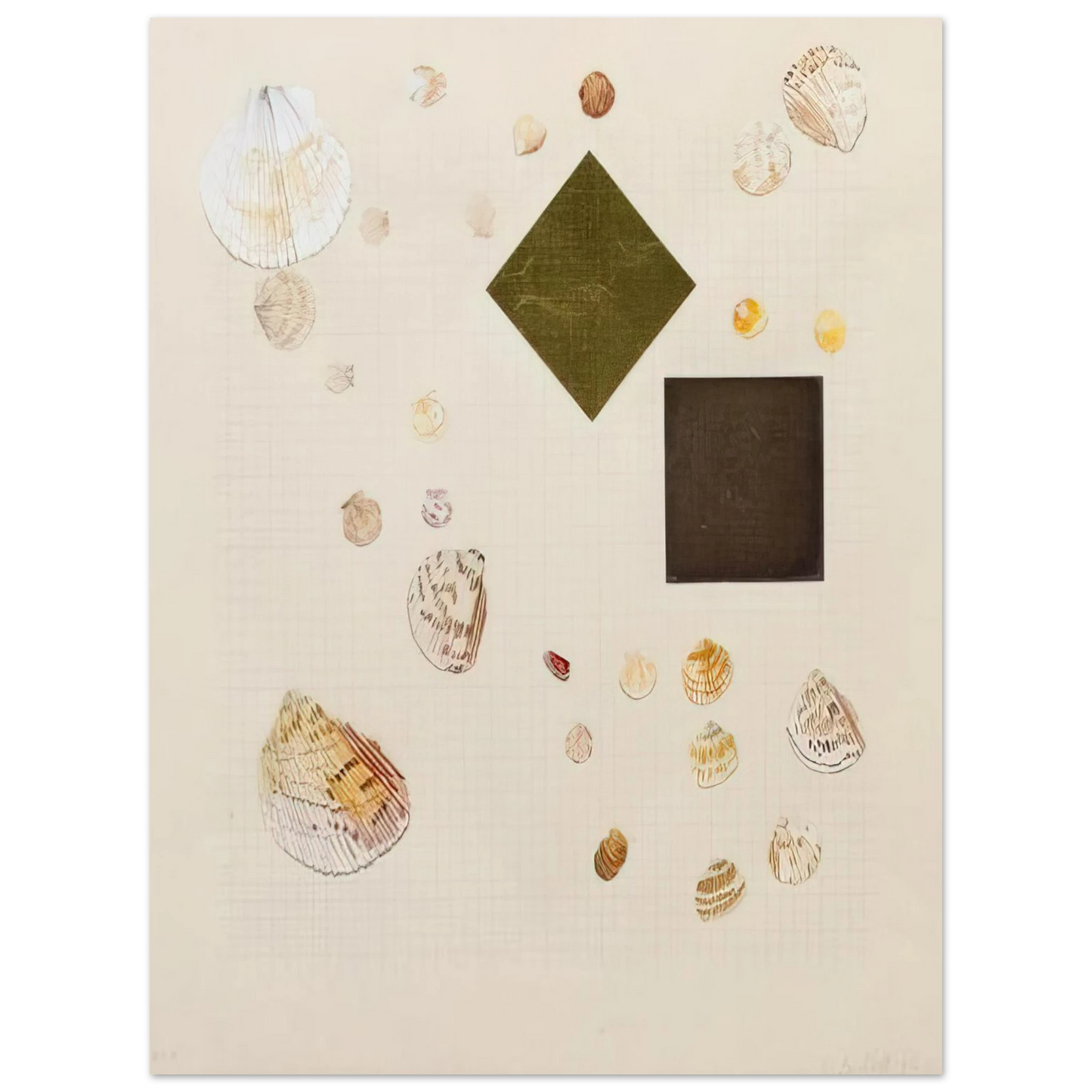 Jennifer Bartlett - Homan-Ji III - 1995 75x100 cm / 30x40inches Fine Art Poster