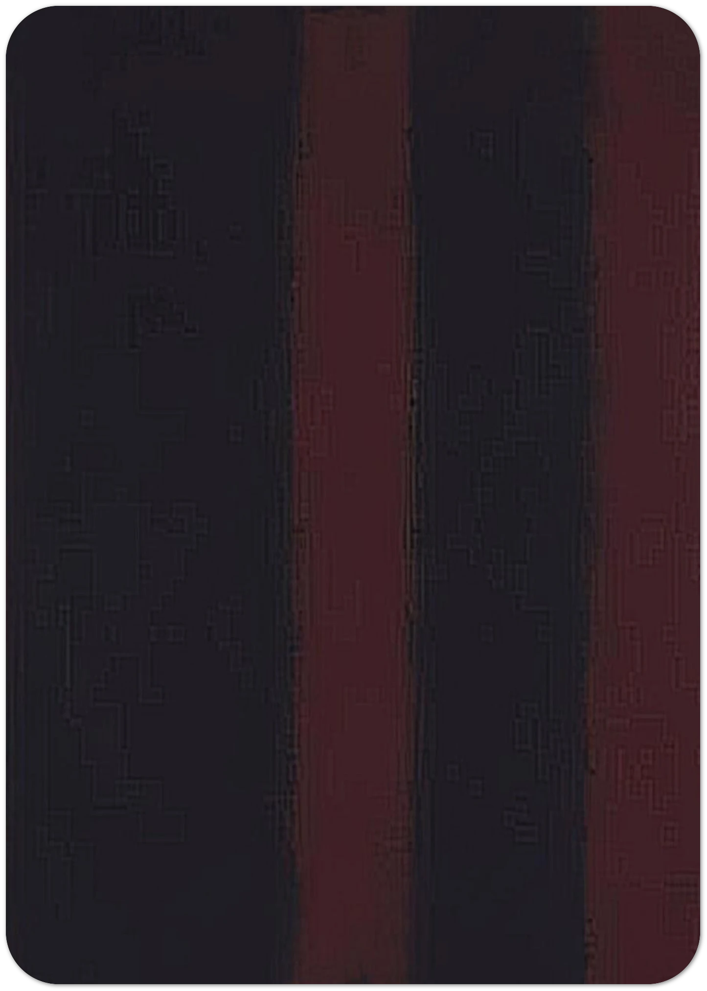Black on Maroon - 1959 By Mark Rothko Pack of 10 Post Cards | Mark Rothko Post Cards | A6 (10.5 x 14.8 cm) - 4.1 x 5.8 inches