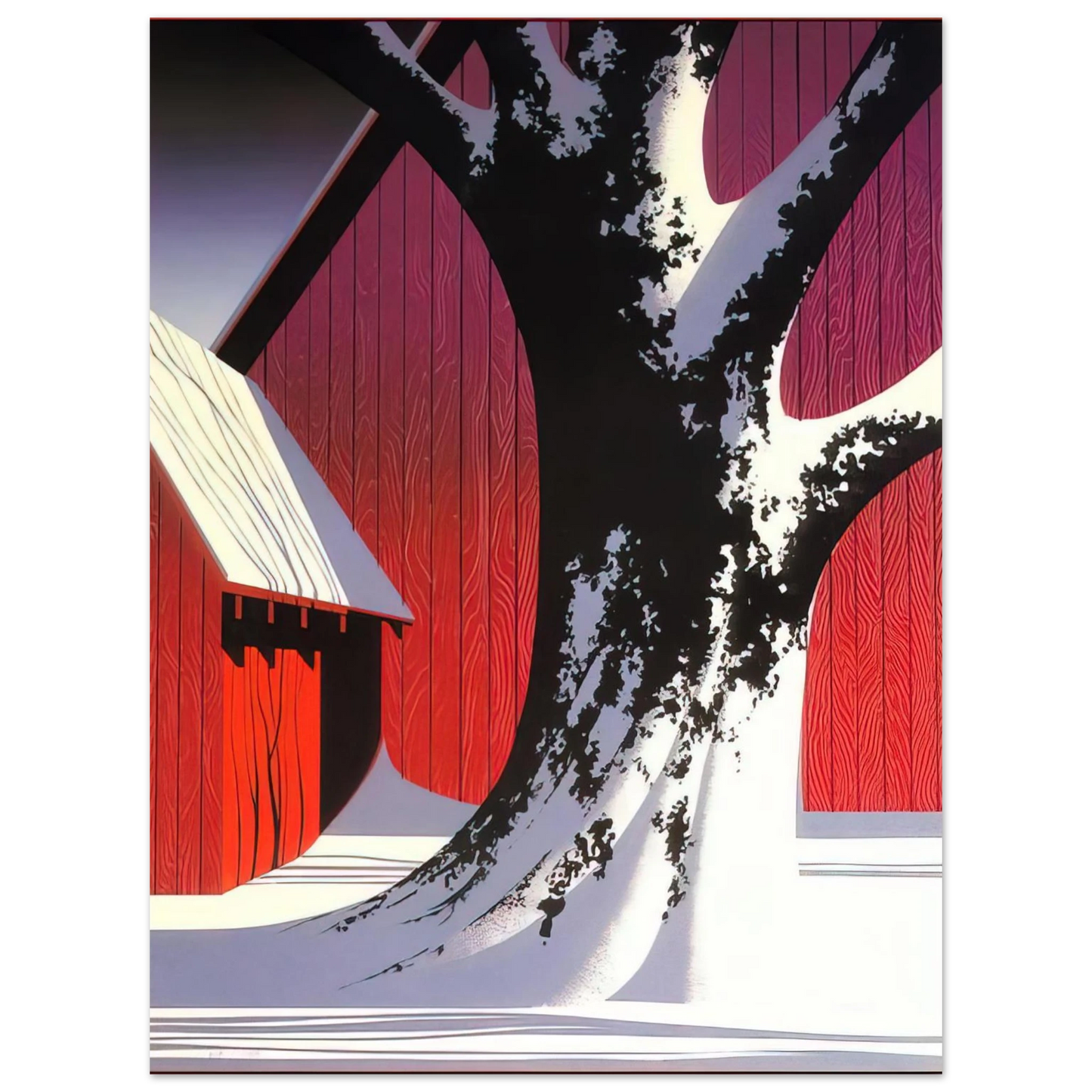 Eyvind Earle - Ruby 75x100 cm / 30x40inches Fine Art Poster