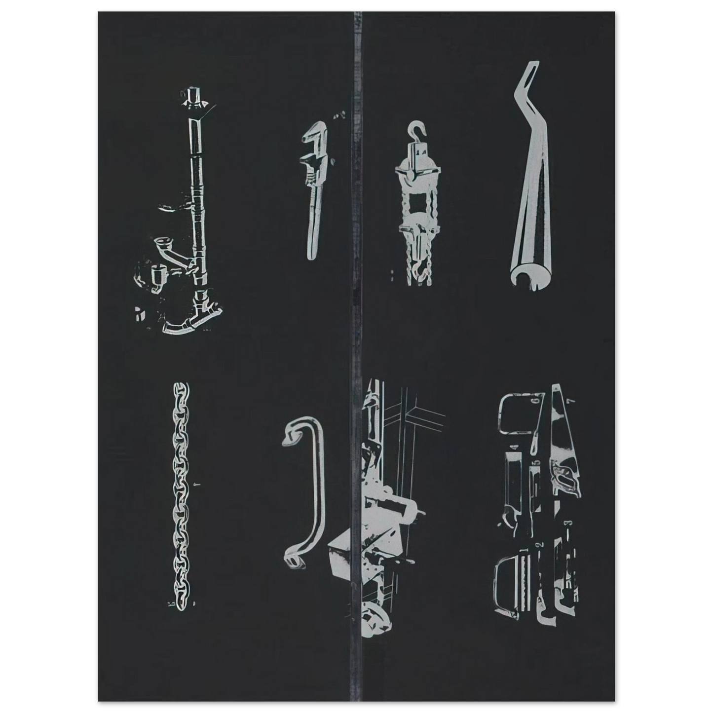 Jim Dine - TOOL BOX 1 1966 75x100 cm / 30x40inches Fine Art Poster