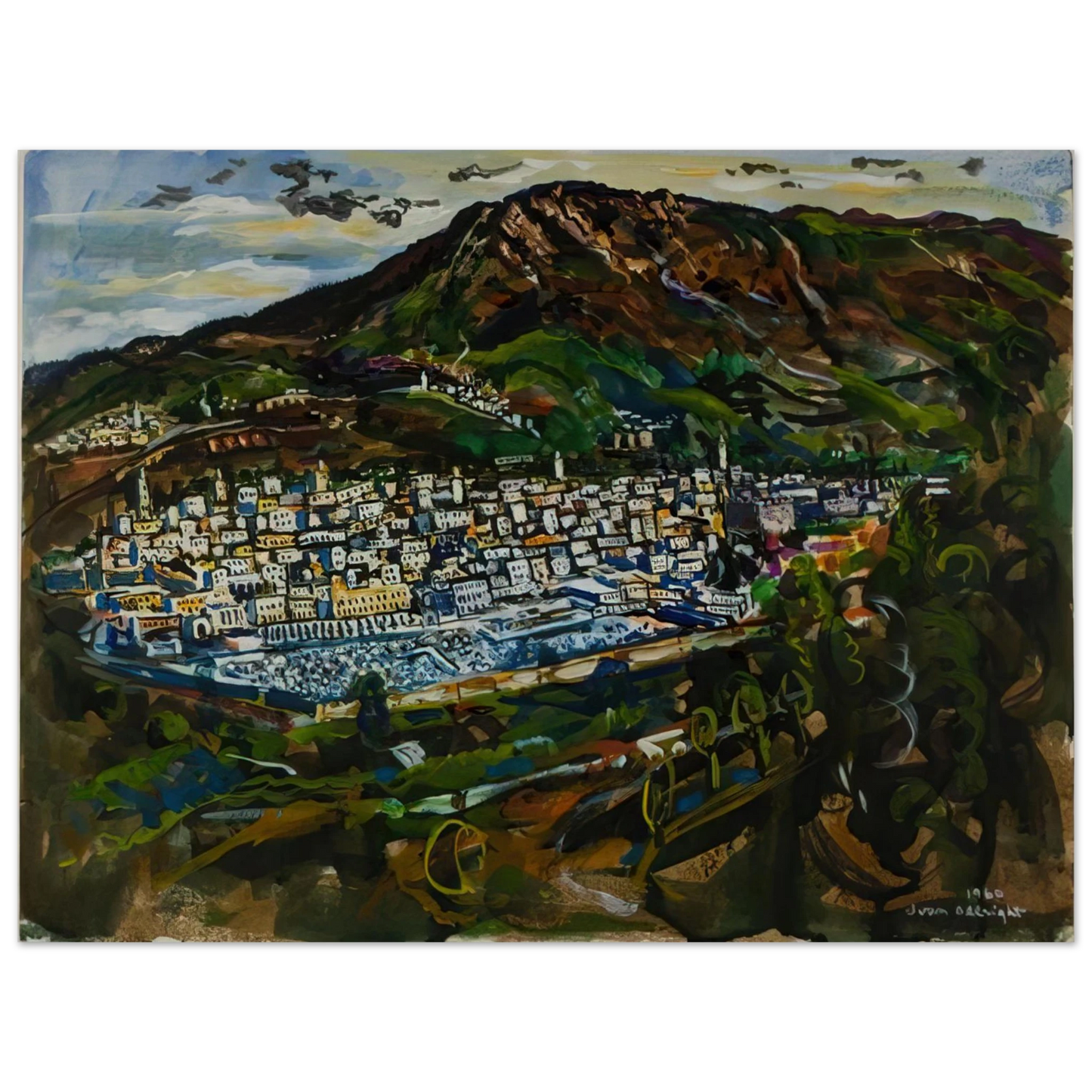 Ivan Albright - FEZ MOROCCO 1960 75x100 cm / 30x40inches Fine Art Poster