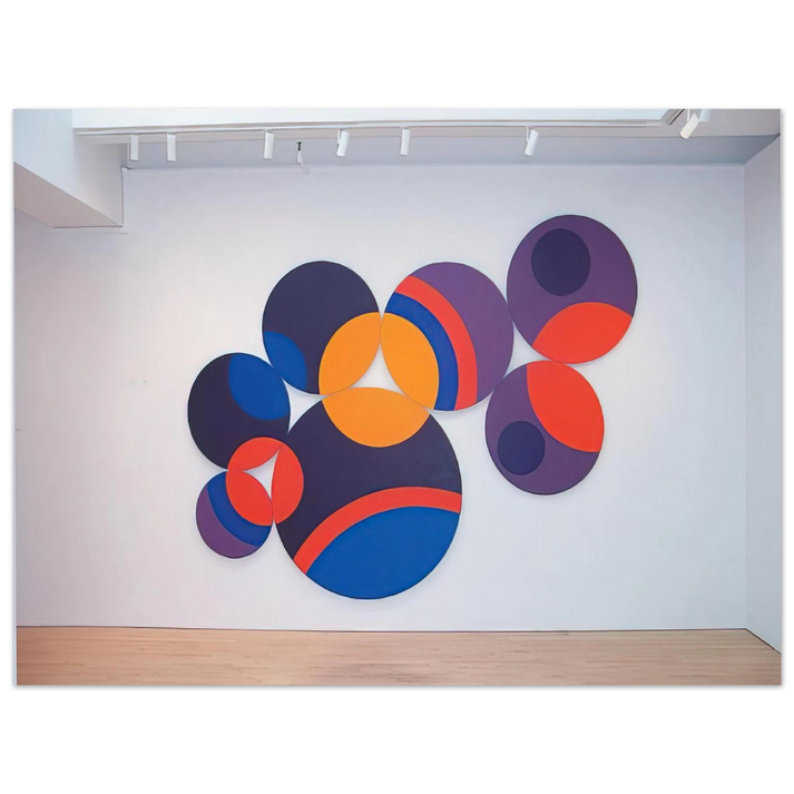 Leon Polk Smith - Constellation Twelve Circles - 1969 75x100 cm / 30x40inches Fine Art Poster