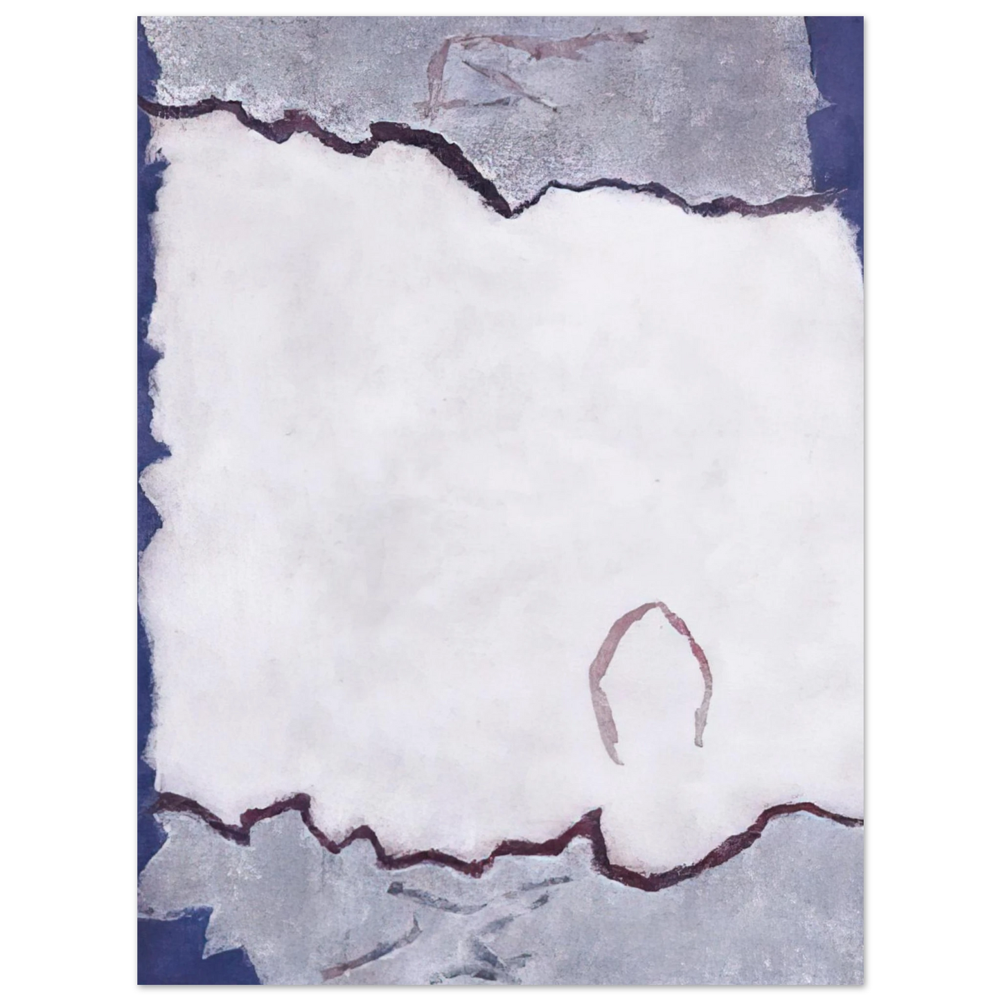 Theodoros Stamos - Edge of White Dawn #1 - 1982 75x100 cm / 30x40inches Fine Art Poster